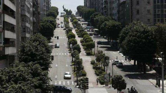 Unha campaña contra as cintas mecánicas da Gran Vía esténdese por todo o ancho da rede