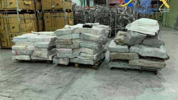 Desarticulada una organización criminal dedicada al tráfico internacional de cocaína a gran escala