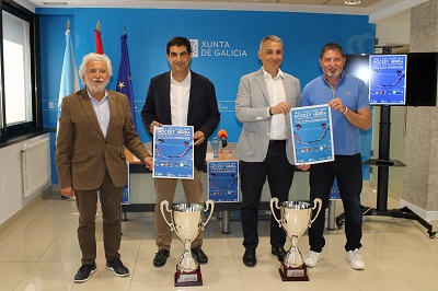 El delegado territorial de la Xunta participa en la presentación de la Copa Galicia Final 4 Primera División Masculina y Femenina de Hockey