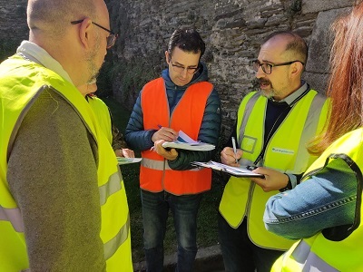 La delegación territorial de la Xunta en Lugo ponen la prueba el Plan de autoprotección con un simulacro que obligó a evacuar el edificio