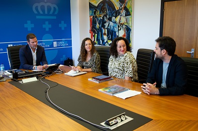 José López Campos recibe a la Asociación Gallega de Productoras Independientes para tratar los retos inmediatos del audiovisual gallego