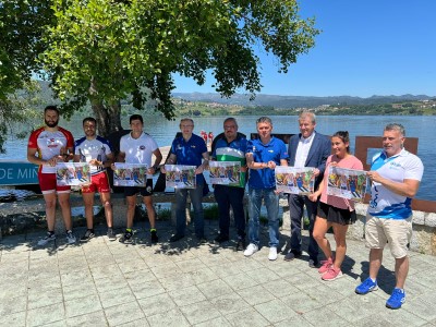 El delegado territorial de la Xunta en Ourense participa en la presentación del Campeonato de España de Maratón de Remo