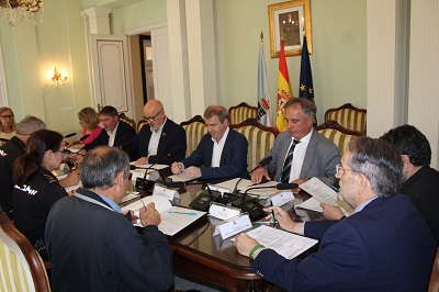 El delegado territorial de la Xunta en Ourense asiste a la reunión de la Xunta Local de Seguridade de Ourense