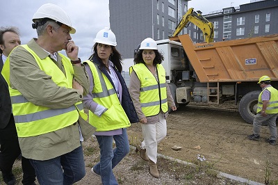 La Xunta inicia la construcción de 40 viviendas de promoción pública en el barrio coruñés de Xuxán, en las que invertirá 7,7 M€