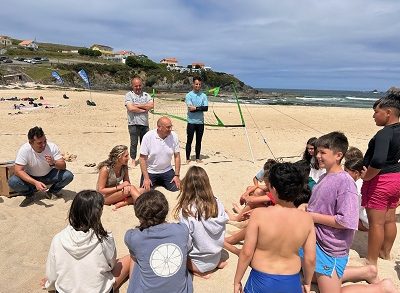 Martina Aneiros anima a conocer la riqueza natural de Ferrolterra a través del minicampamento “Valdoviño Marino IV”