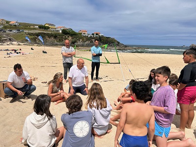 Martina Aneiros anima a conocer la riqueza natural de Ferrolterra a través del minicampamento “Valdoviño Marino IV”